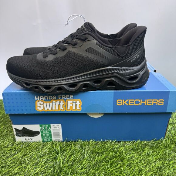 Skechers Men\'s Glide Step Sneaker Hands Free Swift Fit Sz 9.5 Slip On Shoes main image 4